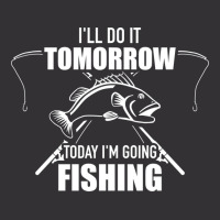 Ill Do It Tomorrow Today Im Going Fishing Retro Vintage Hoodie And Short Set | Artistshot