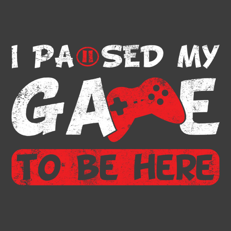 Vintage Gamer Saying I Paused My Game To Be Here G Men's Polo Shirt by inkidimerk | Artistshot