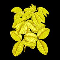 Yellow Leaves Red Fleece Short | Artistshot