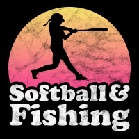 Softball And Fishing Gift For Softball Players Fan V-neck Tee | Artistshot