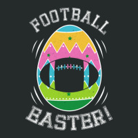 Distressed Egg Football Player Lover Happy Easter  Women's Triblend Scoop T-shirt | Artistshot