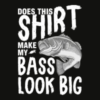 Does This  Make My Bass Look Big Green Scorecard Crop Tee | Artistshot