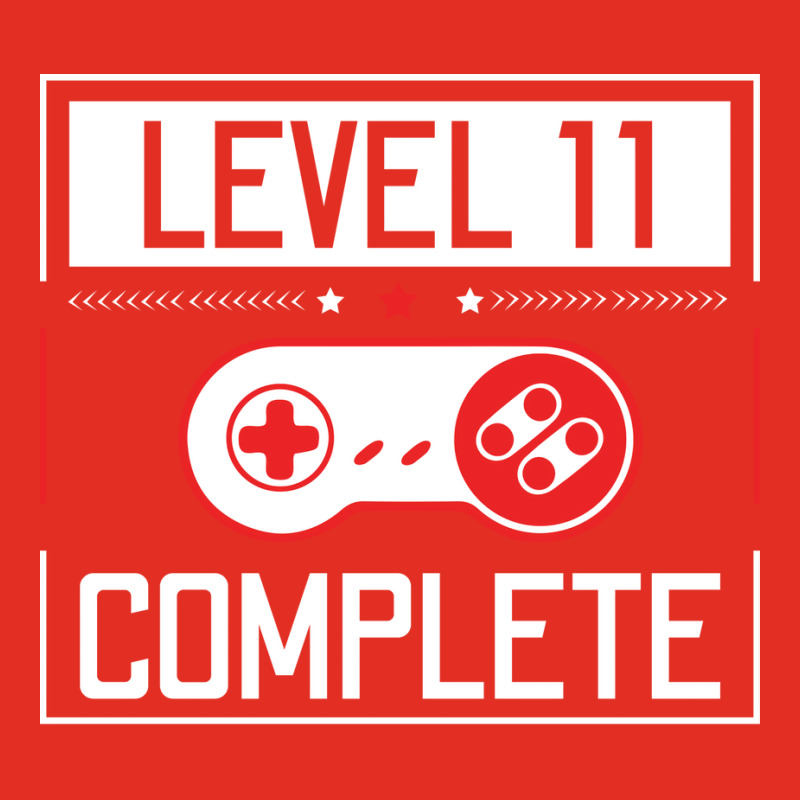 Level 11 Complete 11th Birthday Year Old Gamer Gif Graphic T-shirt | Artistshot