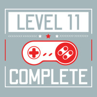 Level 11 Complete 11th Birthday Year Old Gamer Gif Unisex Sherpa-lined Denim Jacket | Artistshot