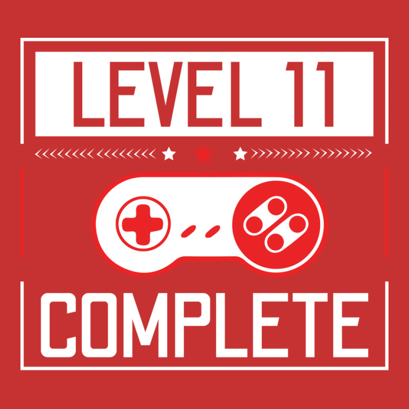 Level 11 Complete 11th Birthday Year Old Gamer Gif V-neck Tee | Artistshot