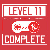 Level 11 Complete 11th Birthday Year Old Gamer Gif Men's Polo Shirt | Artistshot