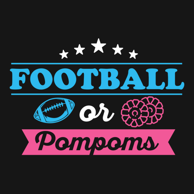 Gender Reveal Football Design For Your Football Fa Active Duffel | Artistshot