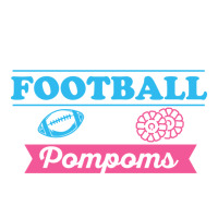 Gender Reveal Football Design For Your Football Fa Sticker | Artistshot