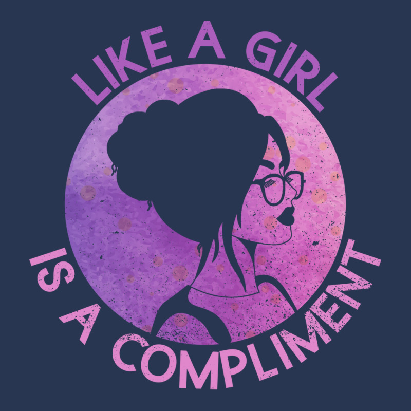 Like A Girl Is A Compliment Feminism Feminist Wome Men Denim Jacket | Artistshot