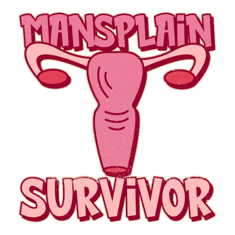 Mansplain Survivor Feminism Feminist Womens Rights V-neck Tee | Artistshot