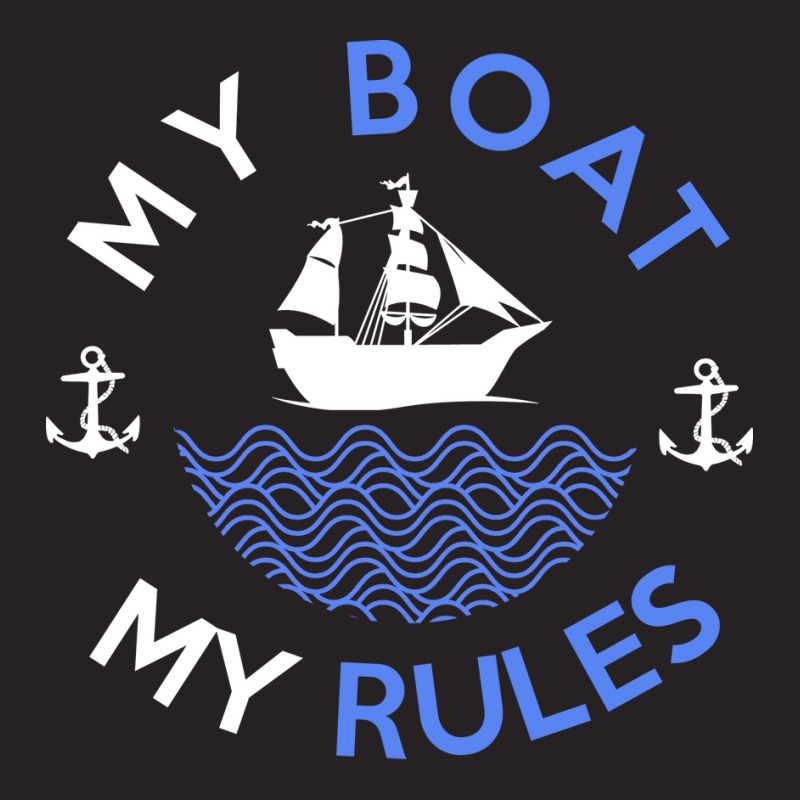 My Boat My Rules Fishing Sailing Yacht Ship Captai Vintage Cap | Artistshot