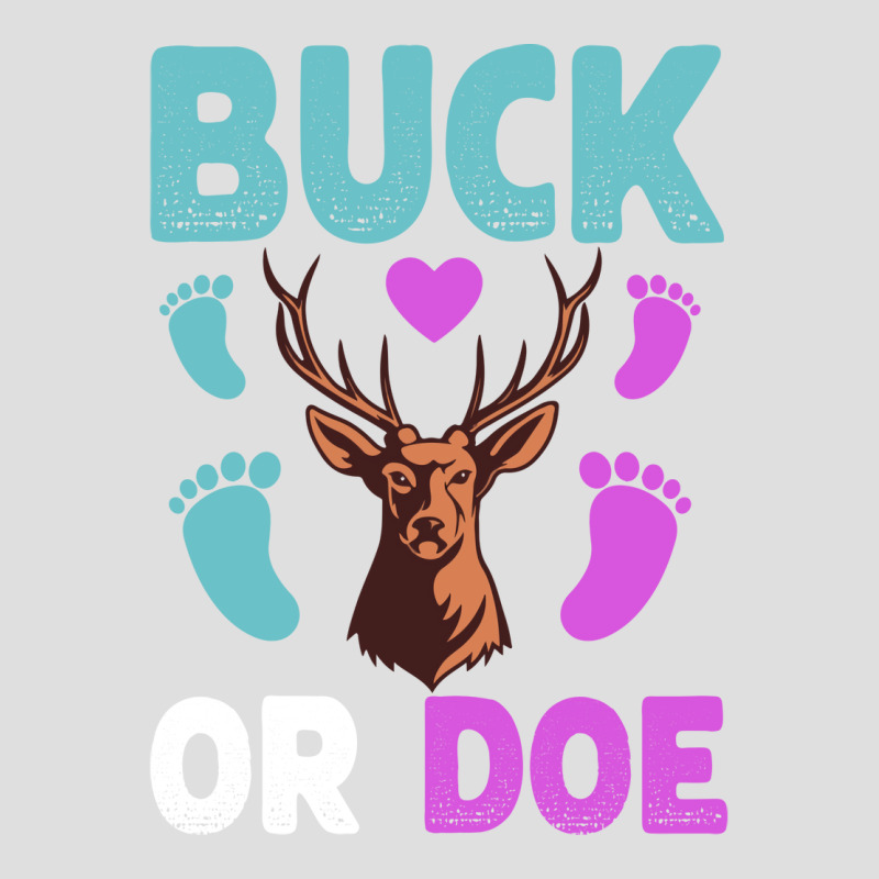 Buck Or Doe Gender Reveal Matching Ba Blue Nature V-neck Tee | Artistshot