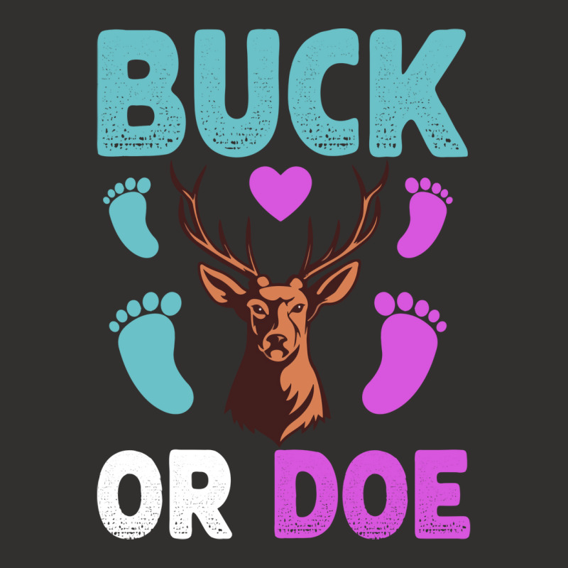 Buck Or Doe Gender Reveal Matching Ba Blue Nature Champion Hoodie | Artistshot