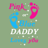 Pink Or Blue Daddy Loves You Gender Nature Graphic T-shirt | Artistshot