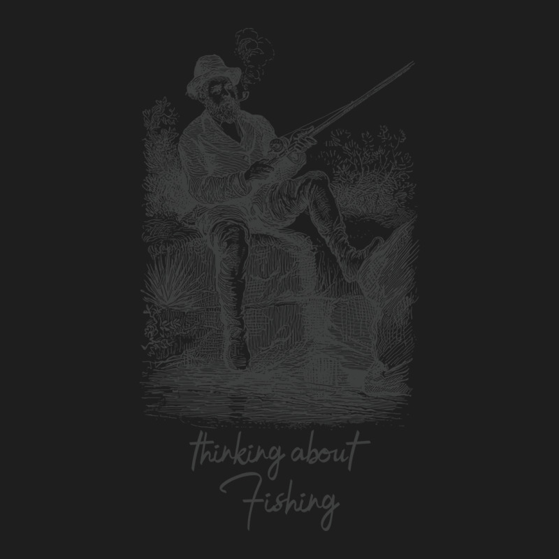 Thinking About Fishing Hippie Classic T-shirt | Artistshot