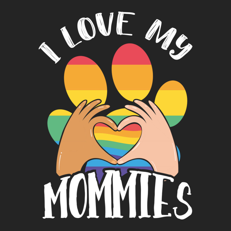 Lgbt Gay Pride Month I Love My Mommies Gift 3/4 Sleeve Shirt | Artistshot