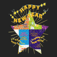 Patchwork New Year Lettering Design 3/4 Sleeve Shirt | Artistshot