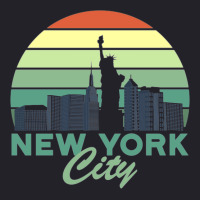 New York City Skyline Product Design Mask Tshirt Unisex Sherpa-lined Denim Jacket | Artistshot