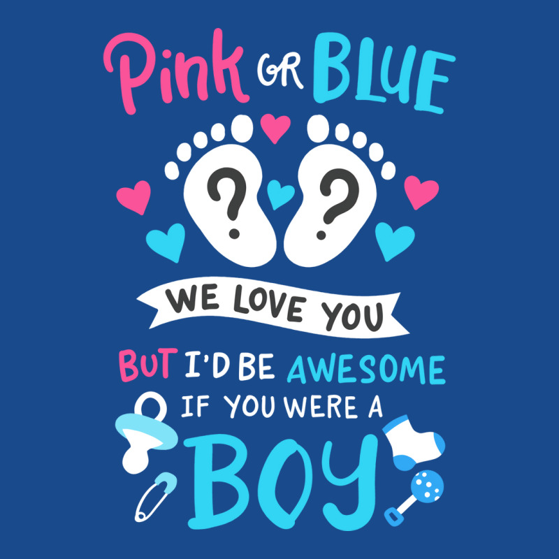 Gender Reveal Pink Or Blue Girl Tumblr Tank Top | Artistshot