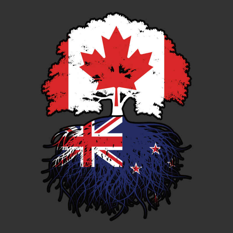 New Zealand New Zealander Canadian Canada Tree Roo Vintage Hoodie | Artistshot