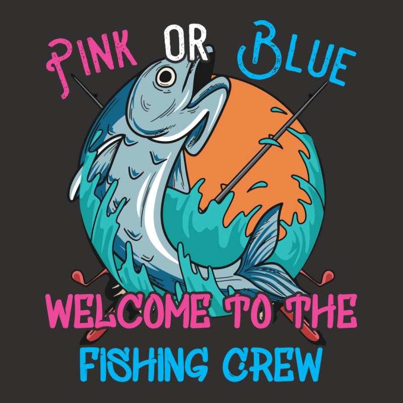 Gender Reveal Fishing Design For A Fishermen Funny Champion Hoodie | Artistshot