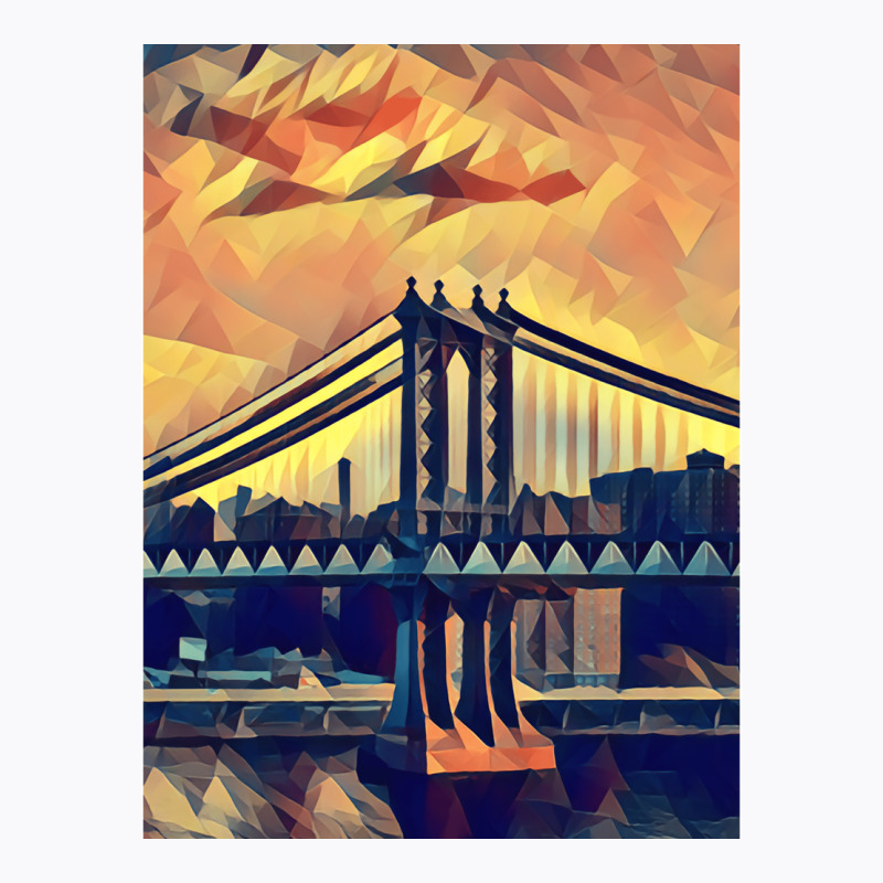 New York Skyline   Low Poly Art   Mm009lpad1 T-Shirt by gavrikashten0 | Artistshot