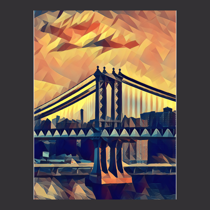 New York Skyline   Low Poly Art   Mm009lpad1 Vintage Short by gavrikashten0 | Artistshot