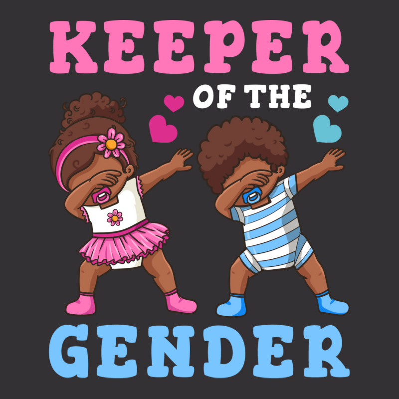 Gender Reveal Keeper Of Gender Green Vintage Hoodie And Short Set | Artistshot