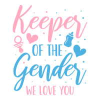 Gender Reveal Keeper Of The Gender 70s Men's T-shirt Pajama Set | Artistshot