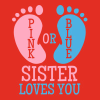 Gender Reveal Sister Pink Or Blue Vintage Oval Patch | Artistshot