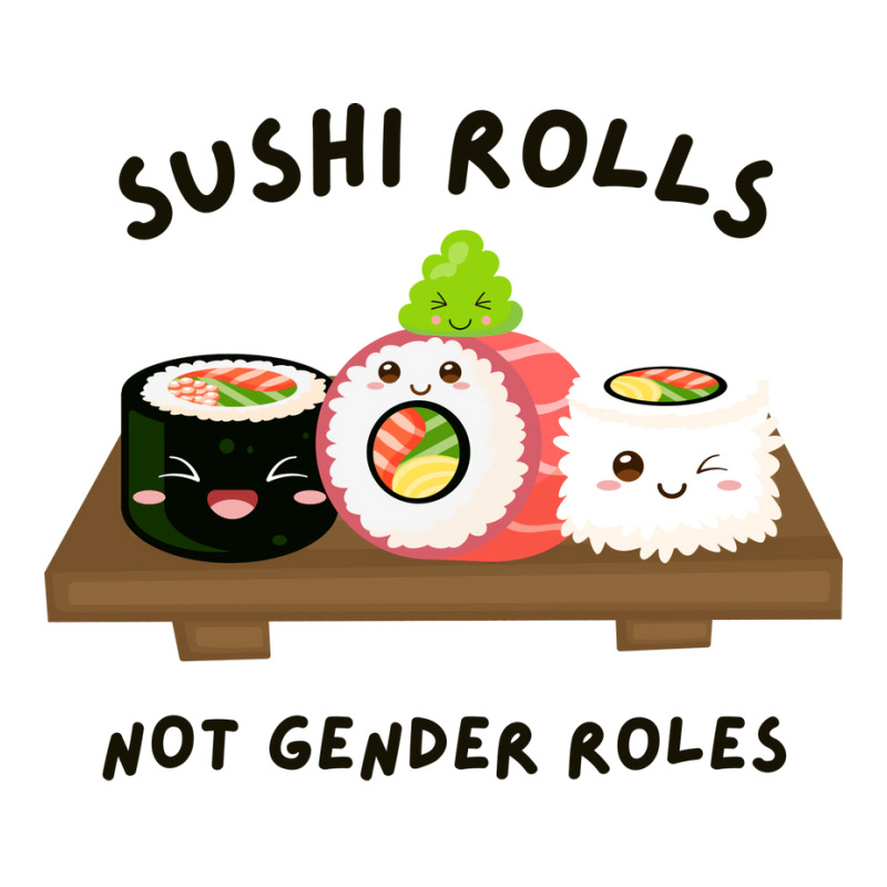 Sushi Rolls Not Gender Roles Gift Men's 3/4 Sleeve Pajama Set | Artistshot