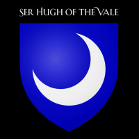 Ser Hugh Of The Vale Coat Of Arms Heraldry Sigil V-neck Tee | Artistshot