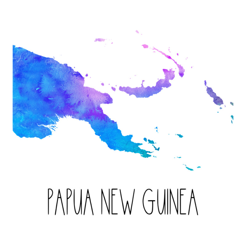 Papua New Guinea Watercolor Map   Papua New Guinea Sticker | Artistshot