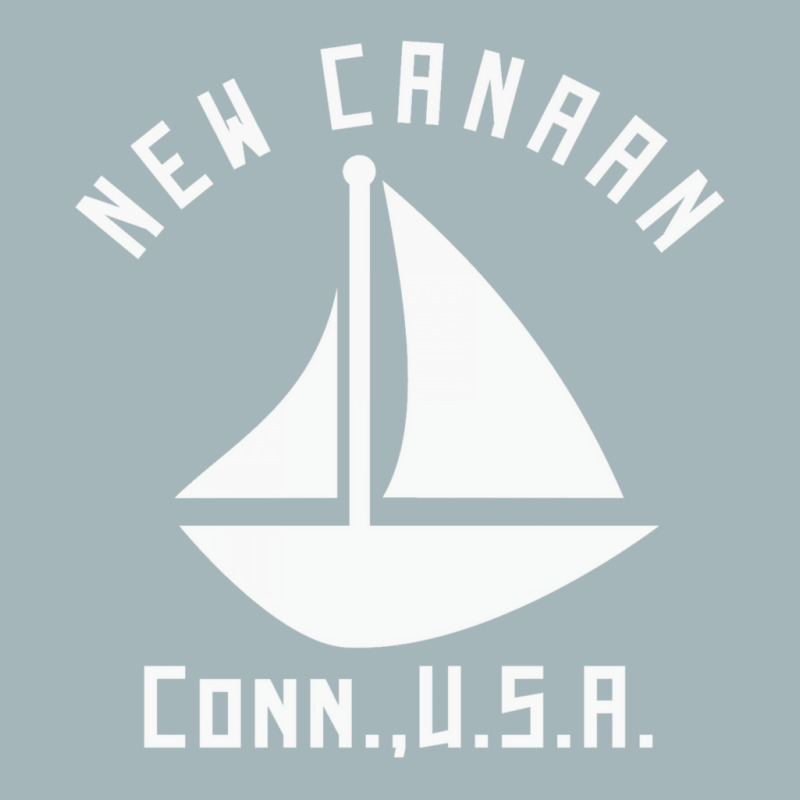 New Canaan Connecticut Sailing  Boating   White Te Unisex Sherpa-Lined Denim Jacket by bromonjielig | Artistshot