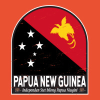 Papua New Guinea Flag Emblem Distressed Vintage Ladies Fitted T-shirt | Artistshot