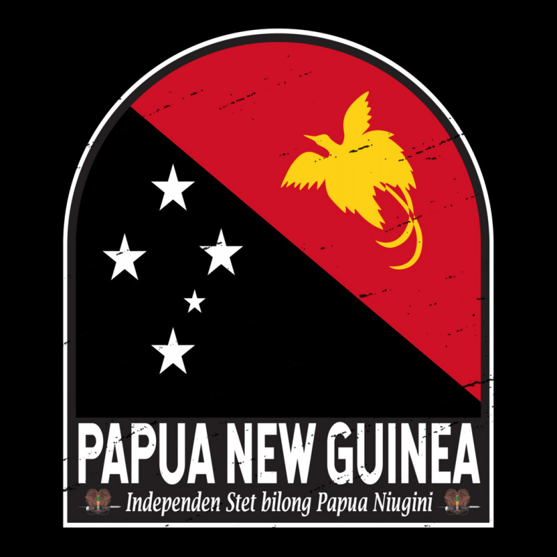 Papua New Guinea Flag Emblem Distressed Vintage Legging by silsetashwinv | Artistshot