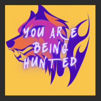 You Are Being Hunted Yellow Background Exclusive T-shirt | Artistshot