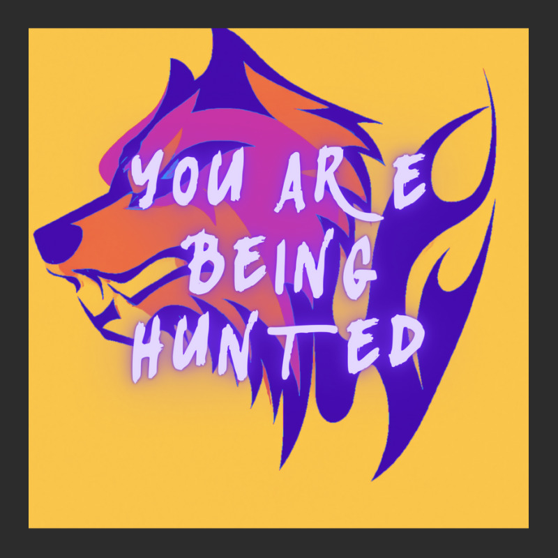 You Are Being Hunted Yellow Background Exclusive T-shirt | Artistshot