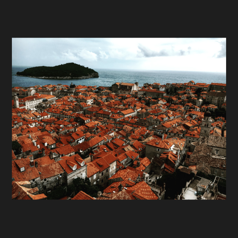 Rooftops Of Dubrovnik Classic T-shirt by oufqirmyrle8 | Artistshot