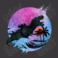 T Rex Waves Ladies Curvy T-shirt | Artistshot