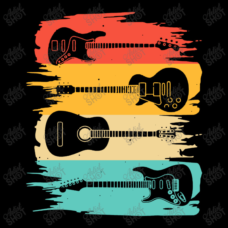 Vintage Retro Guitars Women's V-neck T-shirt | Artistshot