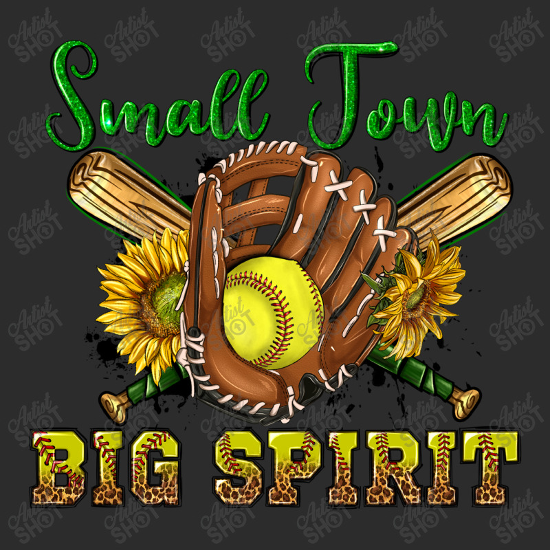 Small Town Big Spirit Softball Exclusive T-shirt by enoddigitalart@gmail.com | Artistshot