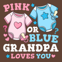 Gender Reveal Grandpa Pink Or Blue Nostalgia T-shirt | Artistshot