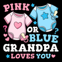 Gender Reveal Grandpa Pink Or Blue Nostalgia Pocket T-shirt | Artistshot