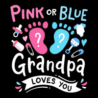 Gender Reveal Grandpa Pink Or Blue 80s Fleece Short | Artistshot