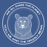 Grizzly Bear We All Share This Planet Dark Colors Champion Hoodie | Artistshot