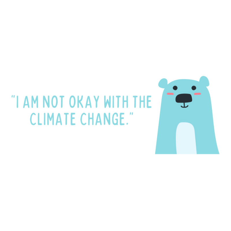 Not Okay With Climate Change Polar Bear Aesthetic Men's T-shirt Pajama Set | Artistshot