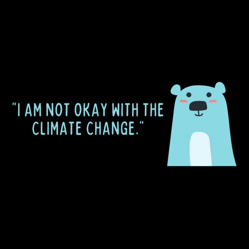 Not Okay With Climate Change Polar Bear Aesthetic Men's Long Sleeve Pajama Set | Artistshot