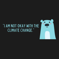 Not Okay With Climate Change Polar Bear Aesthetic Hoodie & Jogger Set | Artistshot