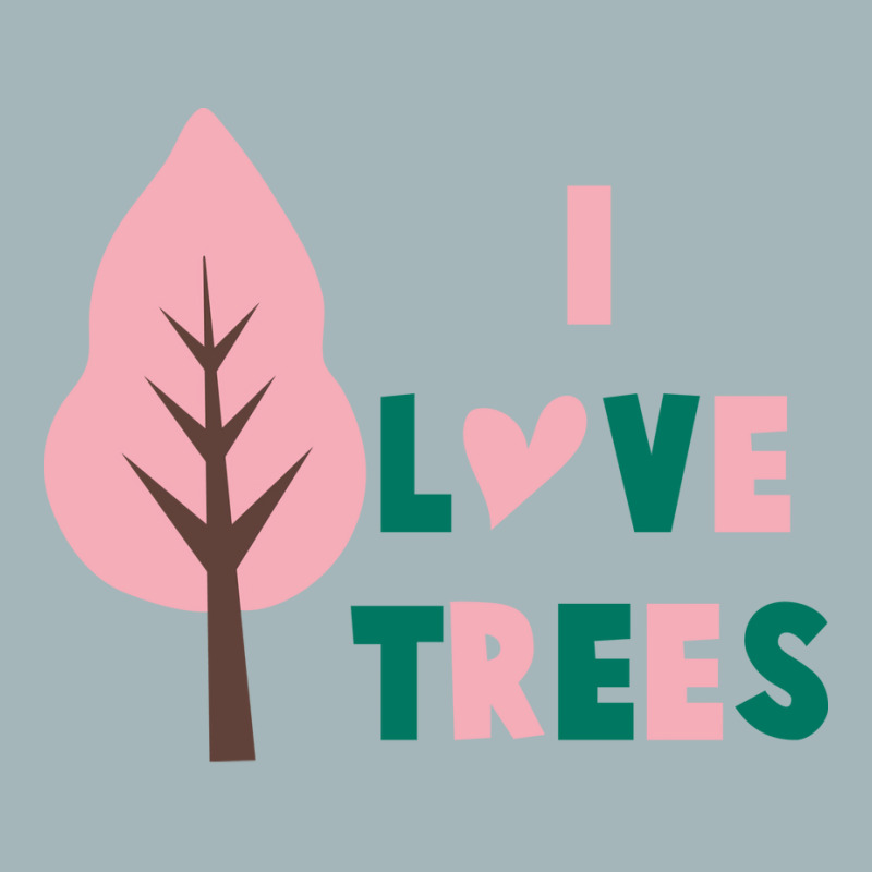 I Love Trees 70s (1) Unisex Sherpa-lined Denim Jacket | Artistshot